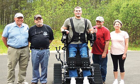 RI Post Wheelchair
